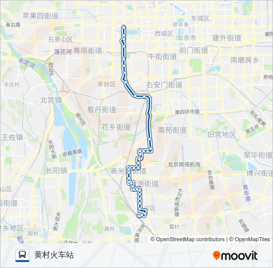 631 Bus Line Map