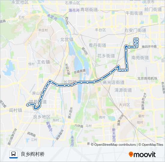 公交646路的线路图