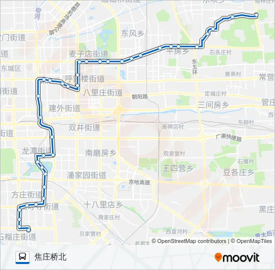 650 Bus Line Map