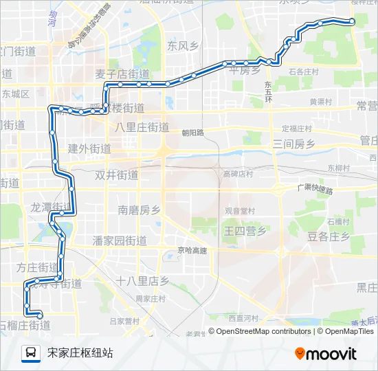 公交650路的线路图