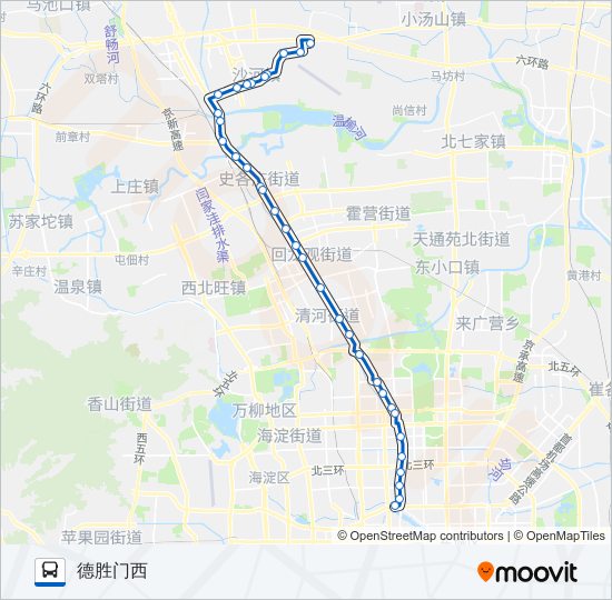 公交670路的线路图