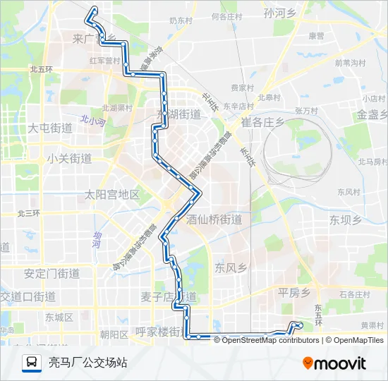 682 Bus Line Map