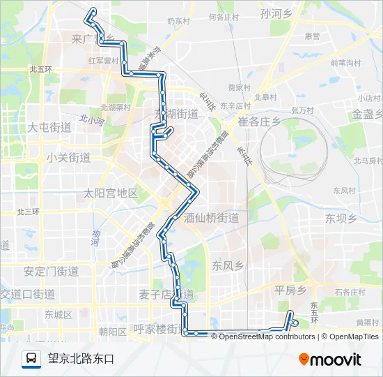682 Bus Line Map