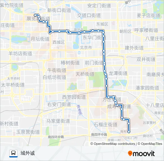 685 Bus Line Map