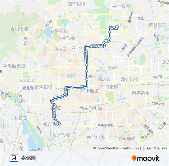 694 bus Line Map