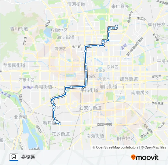 694 Bus Line Map