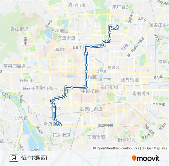 694 Bus Line Map