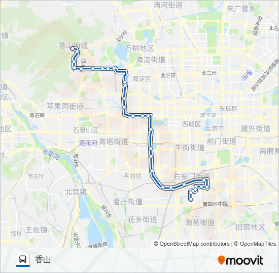 698 Bus Line Map