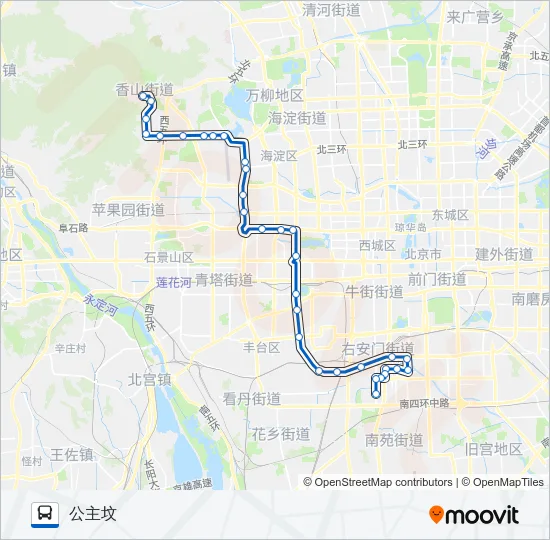 698 Bus Line Map