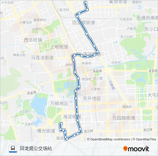 699 Bus Line Map