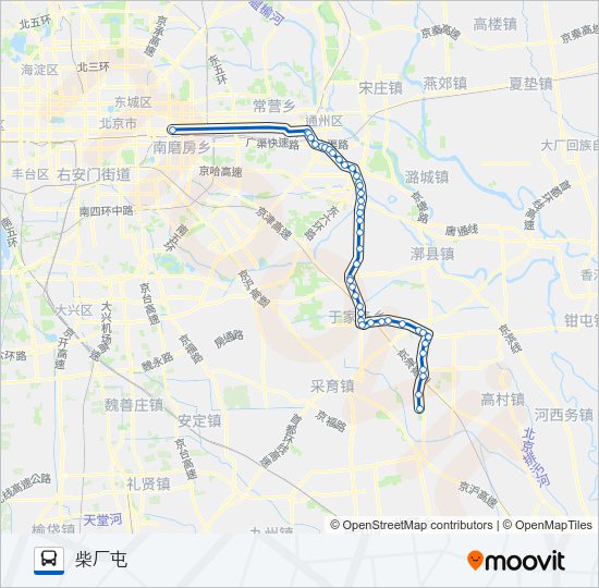 公交801路的线路图