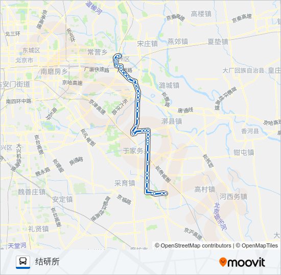 公交802路的线路图