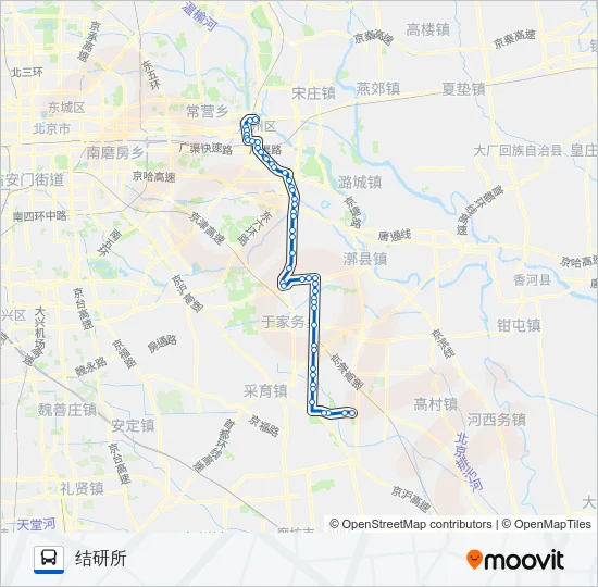 802 Bus Line Map