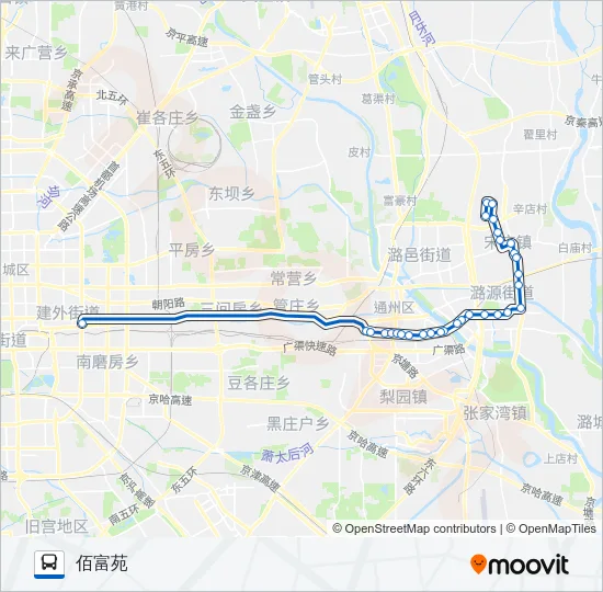 809 Bus Line Map