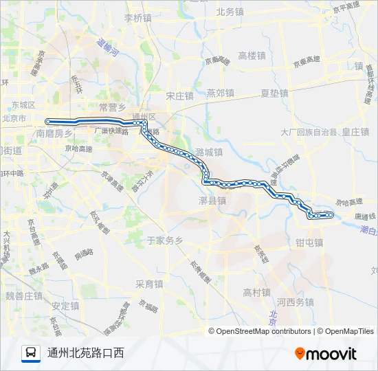 810 Bus Line Map