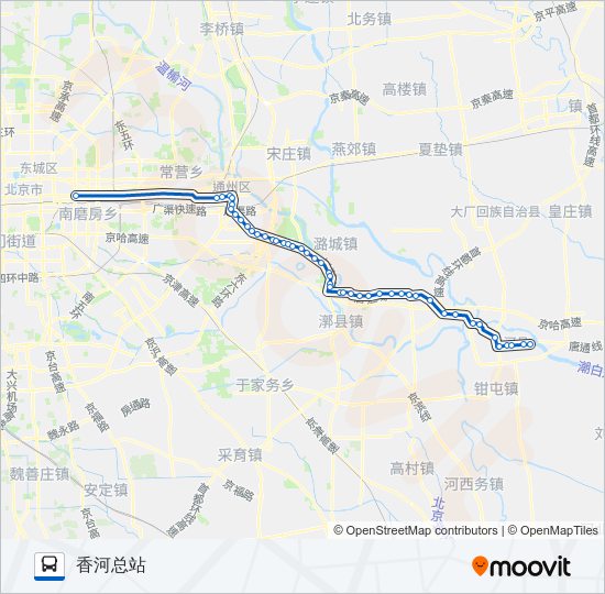 810 bus Line Map