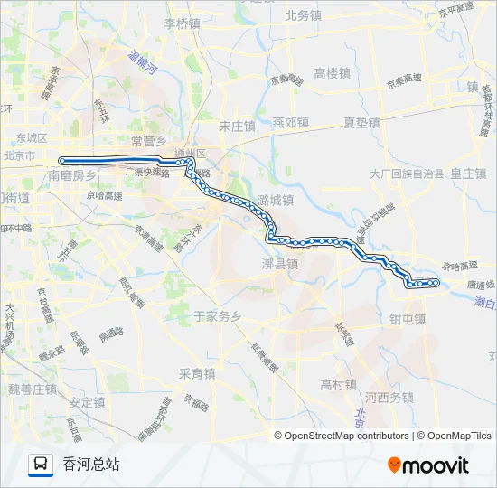 810 Bus Line Map