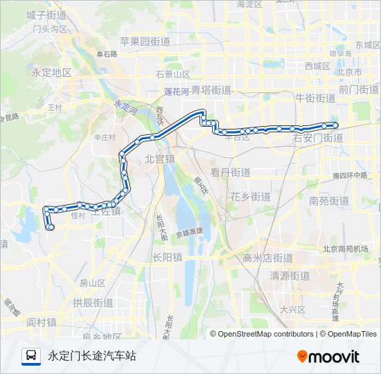 830 bus Line Map