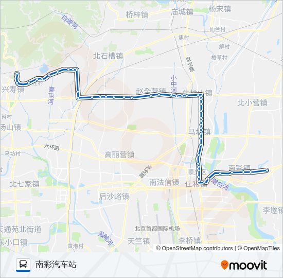公交856路的线路图
