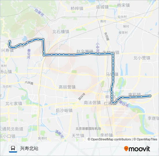 856 Bus Line Map