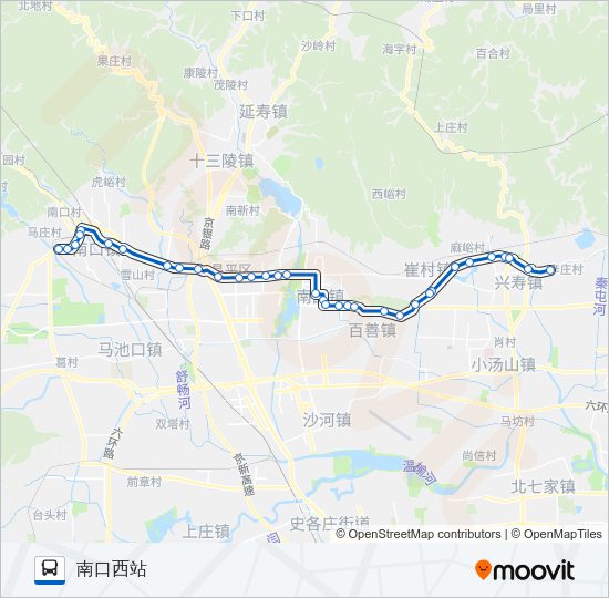 公交870路的线路图
