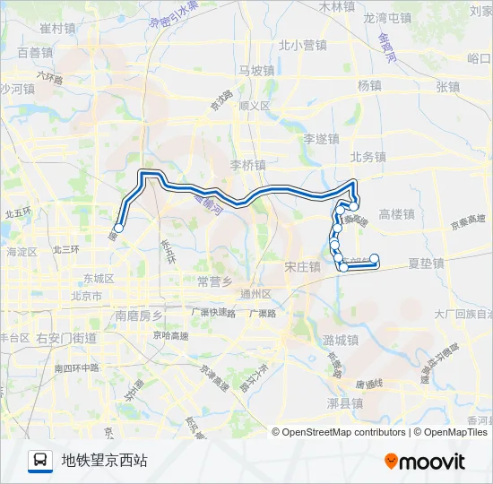882 Bus Line Map