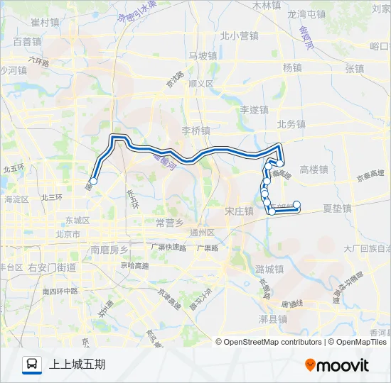 882 Bus Line Map