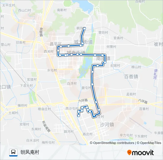 884 Bus Line Map