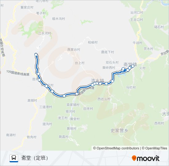 公交892路的线路图
