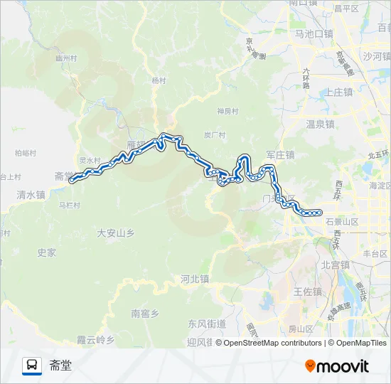 892 Bus Line Map