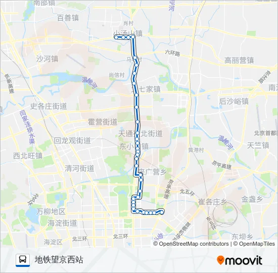 905 Bus Line Map