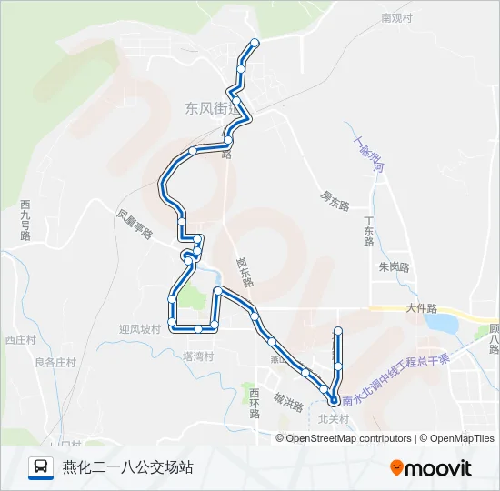 906 Bus Line Map
