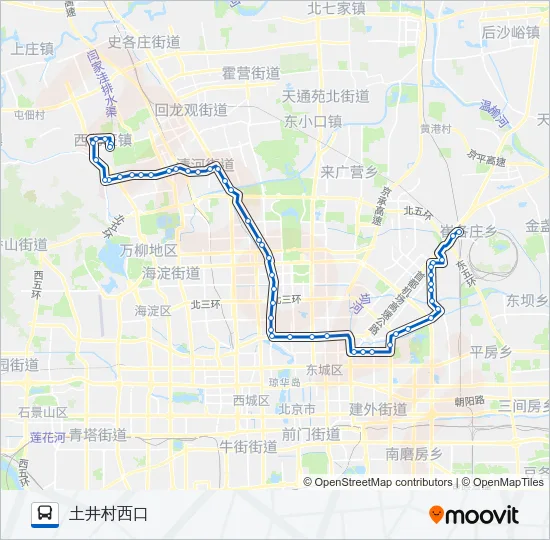 909 Bus Line Map
