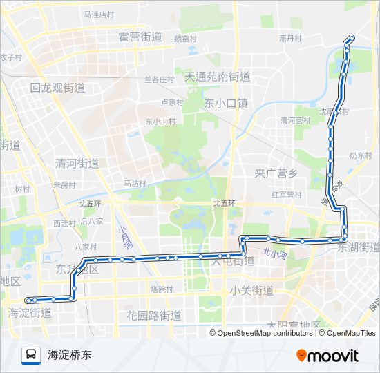 913 bus Line Map