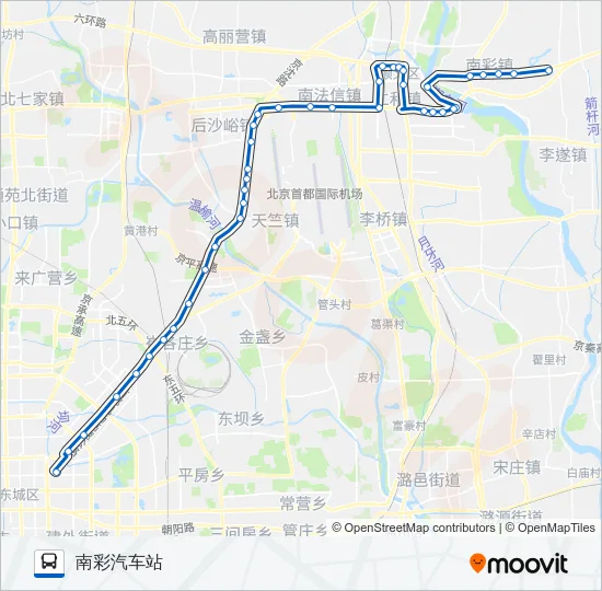 公交915路的线路图