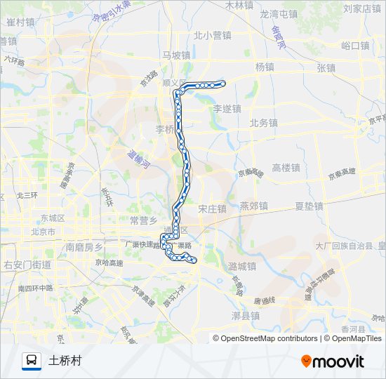 公交924路的线路图