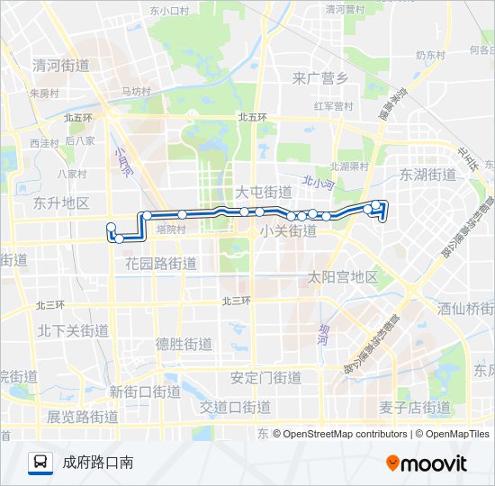 928 bus Line Map