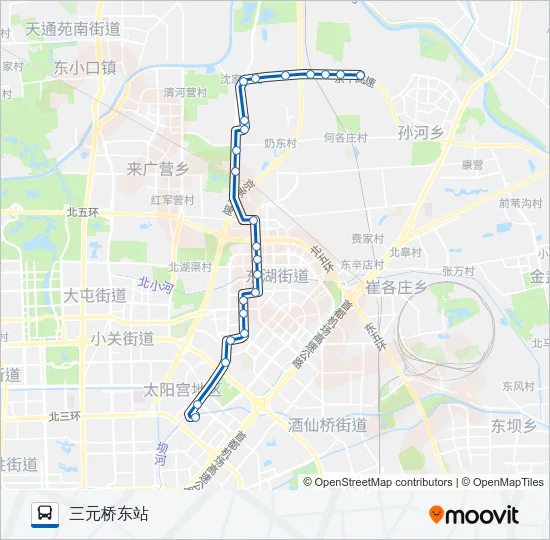 939 Bus Line Map