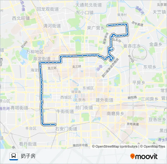 944 Bus Line Map