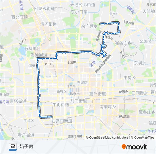 944 bus Line Map