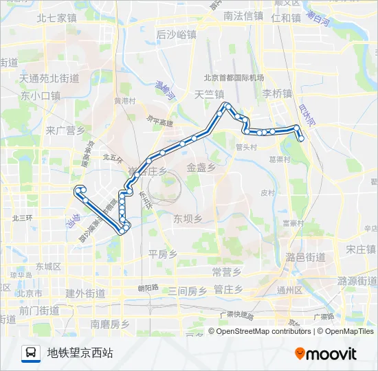 946 Bus Line Map
