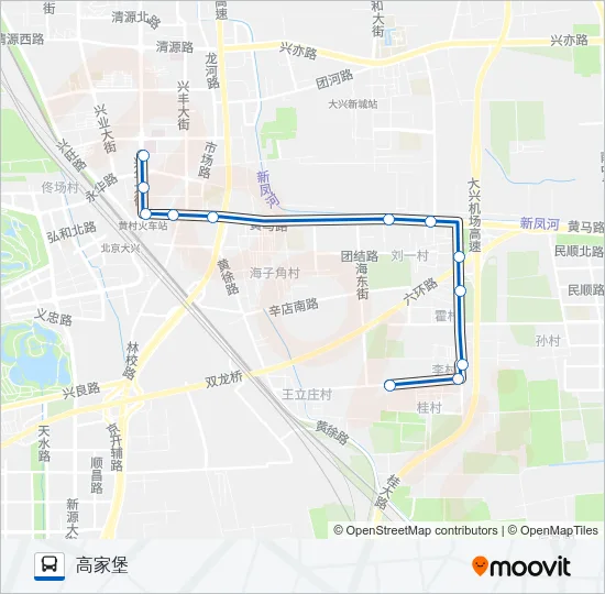 947 Bus Line Map