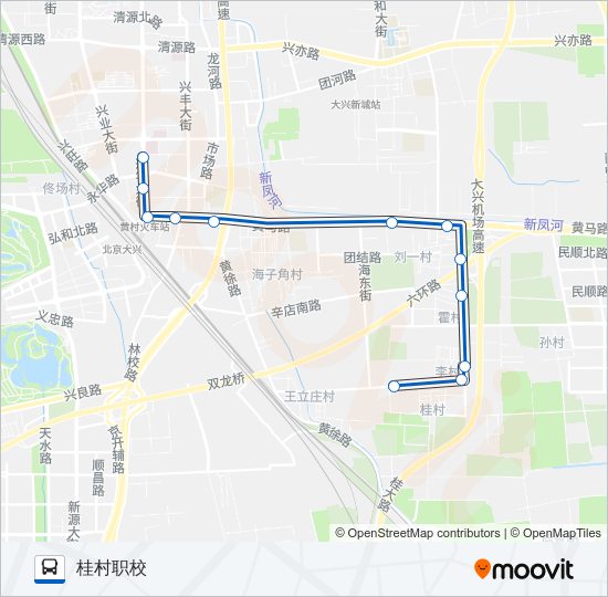 公交947路的线路图