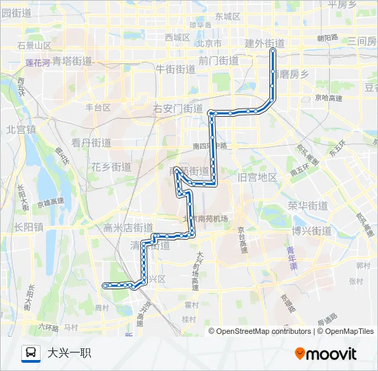 公交954路的线路图