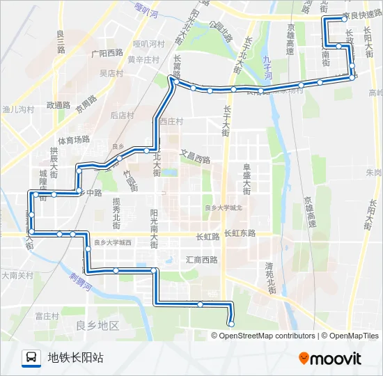 956 Bus Line Map