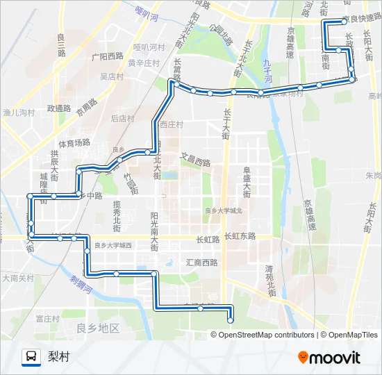 956 Bus Line Map
