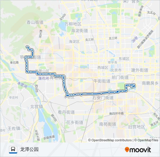 958 bus Line Map