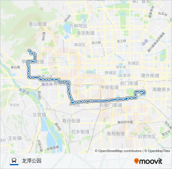 958 Bus Line Map