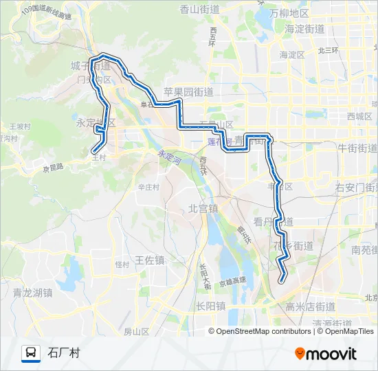 959 Bus Line Map