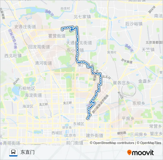966 Bus Line Map